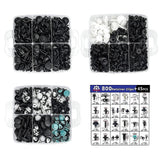 NNEDSZ 1000PCS Car Retainer Clips Auto Fasteners Push Trim Clips Pin Rivet Bumper Kit