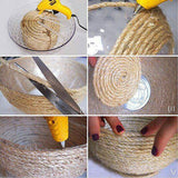 NNEDSZ Sisal Rope Natural Jute Hemp Manila Twine Cord 20mm*50m