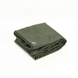 NNEDSZ 2m x 3m Army Tarp Heavy Duty 400GSM Tarpaulin Canvas Cover Waterproof Sun Blocked