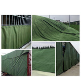 NNEDSZ 2m x 3m Army Tarp Heavy Duty 400GSM Tarpaulin Canvas Cover Waterproof Sun Blocked