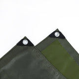 NNEDSZ 2m x 3m Army Tarp Heavy Duty 400GSM Tarpaulin Canvas Cover Waterproof Sun Blocked