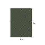 NNEDSZ 2m x 3m Army Tarp Heavy Duty 400GSM Tarpaulin Canvas Cover Waterproof Sun Blocked