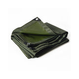 NNEDSZ 2m x 3m Army Tarp Heavy Duty 400GSM Tarpaulin Canvas Cover Waterproof Sun Blocked