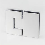 NNEDSZ 100cm Frameless Glass Bath Screen with Channel and Stainless Steel Hinges- White