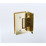 NNEDSZ 70cm Frameless Swing Bath Panel with Brushed Gold Hardware