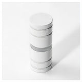 NNEDSZ 100cm Wall to Wall Frameless Shower Screen with White Channel and SS Hinges , Round Knob Handle