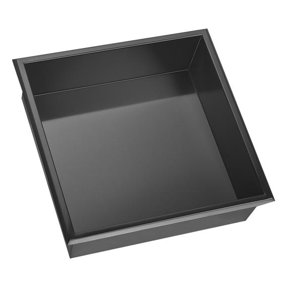 NNEDSZ 336 x 336 x 101mm Shower Niche Single Shelf Organizer No Tile Needed in Black