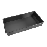NNEDSZ 641 x 336 x 101mm Shower Niche Single Shelf Organizer No Tile Needed in Black