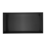 NNEDSZ 641 x 336 x 101mm Shower Niche Single Shelf Organizer No Tile Needed in Black