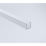 100x120cm Double Door Corner Shower Screen with Channels and SS Hinges - White
