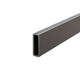 130x80cm Frameless Glass Sliding Corner Shower with Gunmetal Rail and Hardware