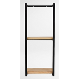 NNEDSZ Stylish Bathroom Towel Storage Rack with Wooden Shelves