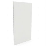 100cm Reeded Single Shower Glass Screen with Gunmetal Wall & Floor F Bracket