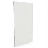 NNEDSZ 120cm Reeded Single Shower Glass Screen with Gold Wall U-Brackets
