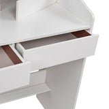 NNEDSZ Makeup Vanity Mirror Desk Table with LED Lighting