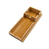 NNEDSZ Bamboo Sofa Arm Tray Couch Phone Holder Anti-Slip for Snacks Drinks