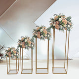 NNEDSZ Gold Metal Flower Stand