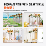 NNEDSZ Gold Metal Flower Stand