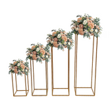 NNEDSZ Gold Metal Flower Stand