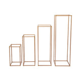 NNEDSZ Rose Gold Metal Flower Stand