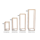 NNEDSZ Rose Gold Metal Flower Stand