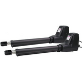 NNEDSZ 800KG Double Swing Auto Motor Remote Gate Opener with 20W Solar Backup