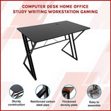 NNEDSZ Computer Desk Home Office Study Writing Workstation Gaming