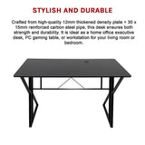 NNEDSZ Computer Desk Home Office Study Writing Workstation Gaming