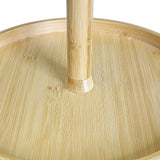 NNEDSZ 2-Tier Bamboo Lazy Susan Turntable Organizer for Kitchen Counter Cabinet