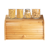 NNEDSZ Bamboo Bread Box Kitchen Storage