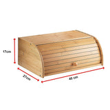 NNEDSZ Bamboo Bread Box Kitchen Storage
