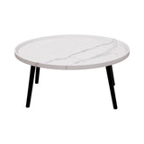 NNEDSZ Oval Coffee Table Mid Century Modern Minimalist Display