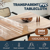 NNEDSZ PVC Tablecloth Clear Plastic Cover Protector Mat