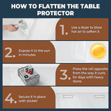 NNEDSZ PVC Tablecloth Clear Plastic Cover Protector Mat