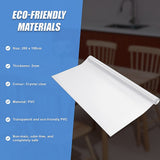 NNEDSZ PVC Tablecloth Clear Plastic Cover Protector Mat