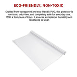 NNEDSZ PVC Tablecloth Clear Plastic Cover Protector Mat