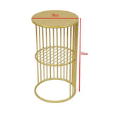 NNEDSZ Round Side Table Bedside Bedroom Lounge Furniture