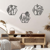 NNEDSZ 3pc Metal Art Wall Décor