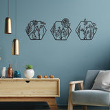 NNEDSZ 3pc Metal Art Wall Décor