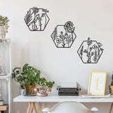 NNEDSZ 3pc Metal Art Wall Décor