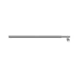 NNEDSZ 80x200cm Single Shower Glass Screen with Chrome U-brackets & Round Pole