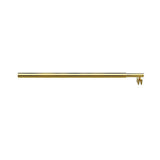NNEDSZ 80x200cm Single Shower Glass Screen with Gold U-brackets & Round Pole