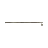 NNEDSZ 70x210cm Single Shower Glass Screen with Nickel Wall Channel & Round Pole