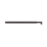 NNEDSZ 120x210cm Single Shower Glass Screen with Gunmetal Wall Channel & Square Pole