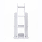 NNEDSZ Rotating Bookcase Bookshelf Kid's Book Organiser Rack Wooden Castle Display Shelf