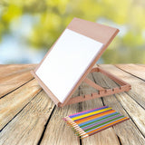 NNEDSZ A2 Art & Craft Easel Table Wooden Drawing Board Artist Adjustable WorkStation