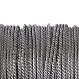 NNEDSZ 50m Stainless Steel Wire Rope Cable 5mm 316 A4 7x7 Balustrade Fence