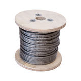 NNEDSZ 50m Stainless Steel Wire Rope Cable 5mm 316 A4 7x7 Balustrade Fence