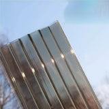 NNEDSZ 10mm Polycarbonate Roofing Sheets Tinted Bronze UV Roof 1050x2100mm Bulk 5 Pack