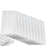 NNEDSZ 4mm Polycarbonate Roofing Sheets Clear UV Roof 610x1220mm Bulk 12 Pack